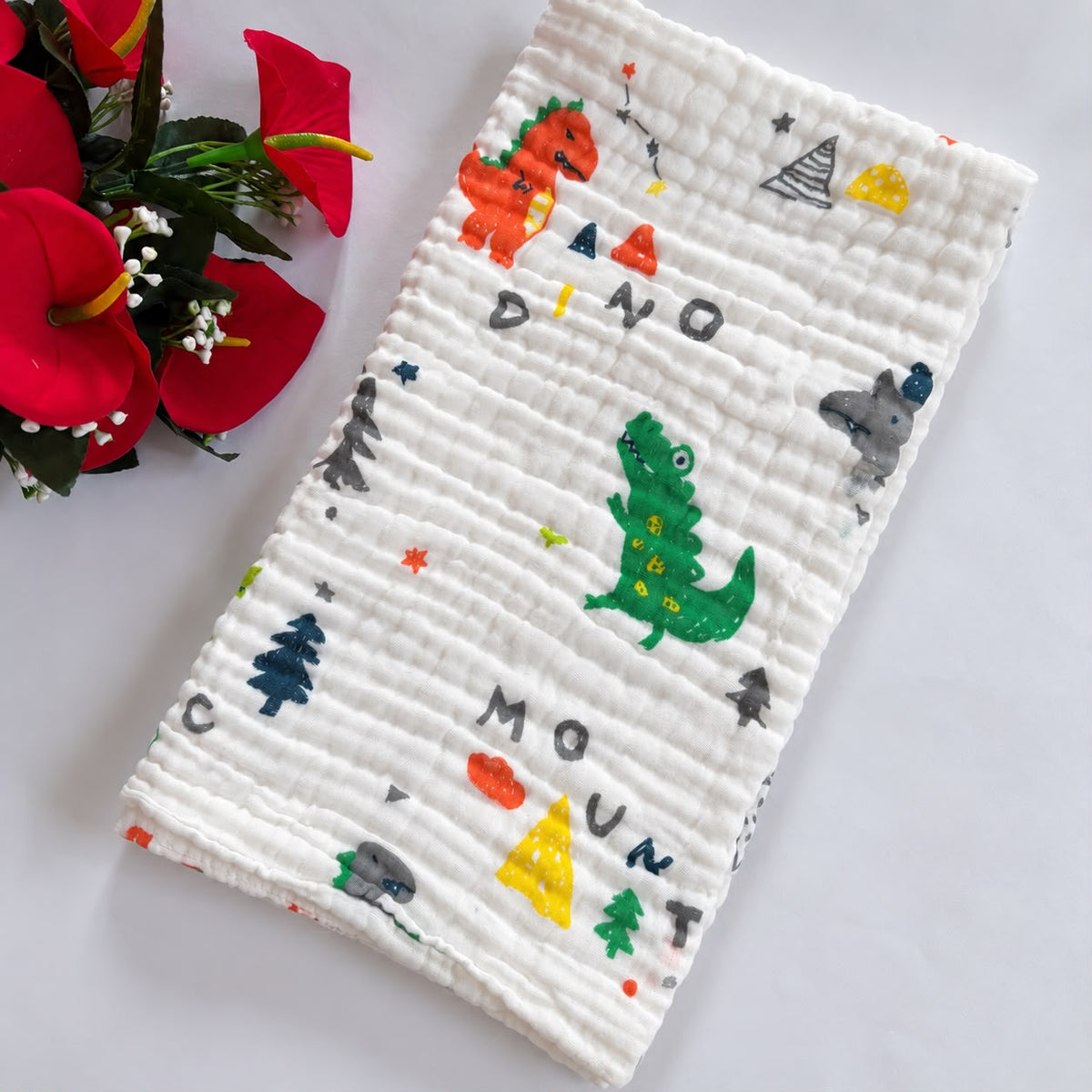 Muslin Crinkled  6 Layer Bath Towel MN01