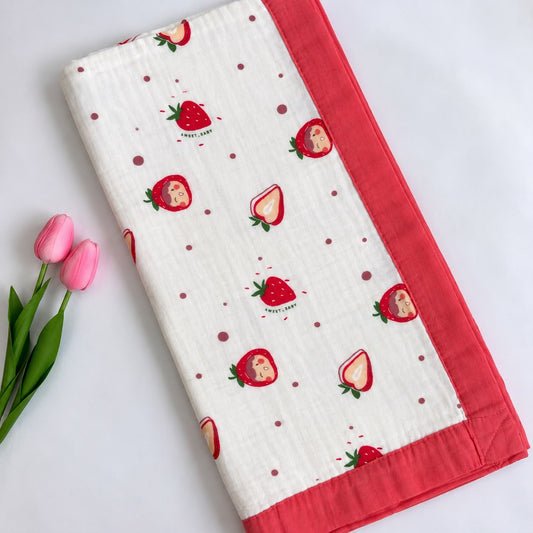 Crinkled Muslin 6 layer Blanket MN01