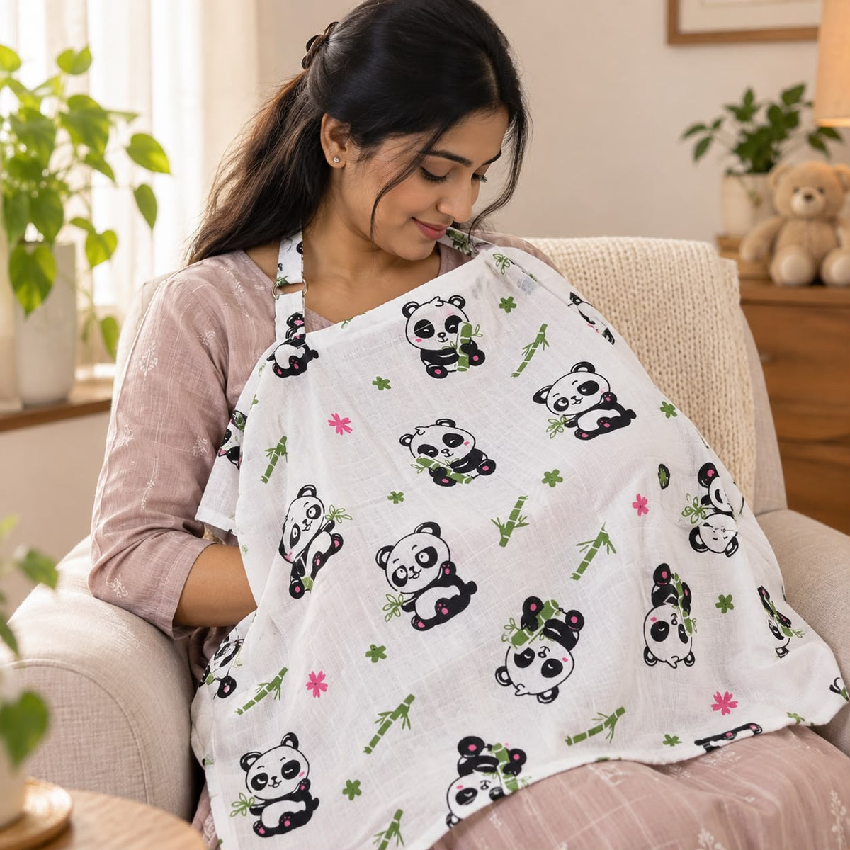 Breast Feeding Apron \ Nursing cover ( Single Layer )