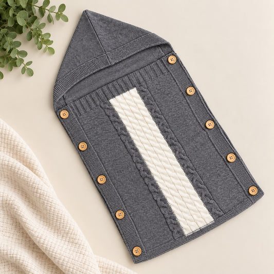 Premium Woollen Baby Sleeping Bag With Hood