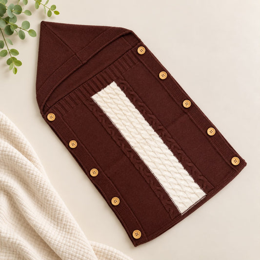 Premium Woollen Baby Sleeping Bag With Hood
