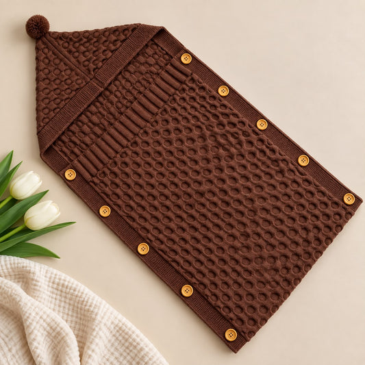 Premium Woollen Baby Sleeping Bag With Hood