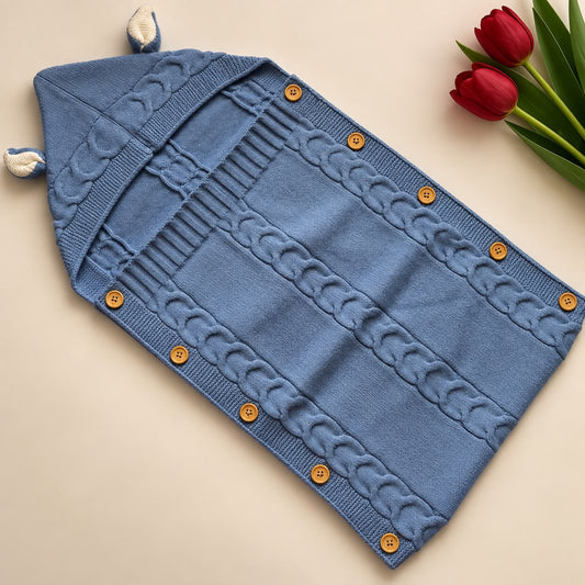 Premium Woollen Baby Sleeping Bag With Hood