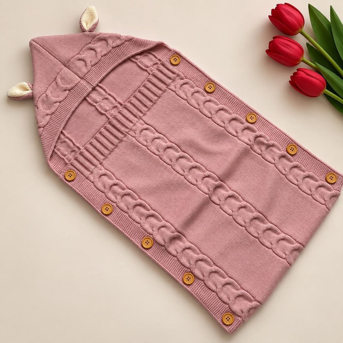 Premium Woollen Baby Sleeping Bag With Hood