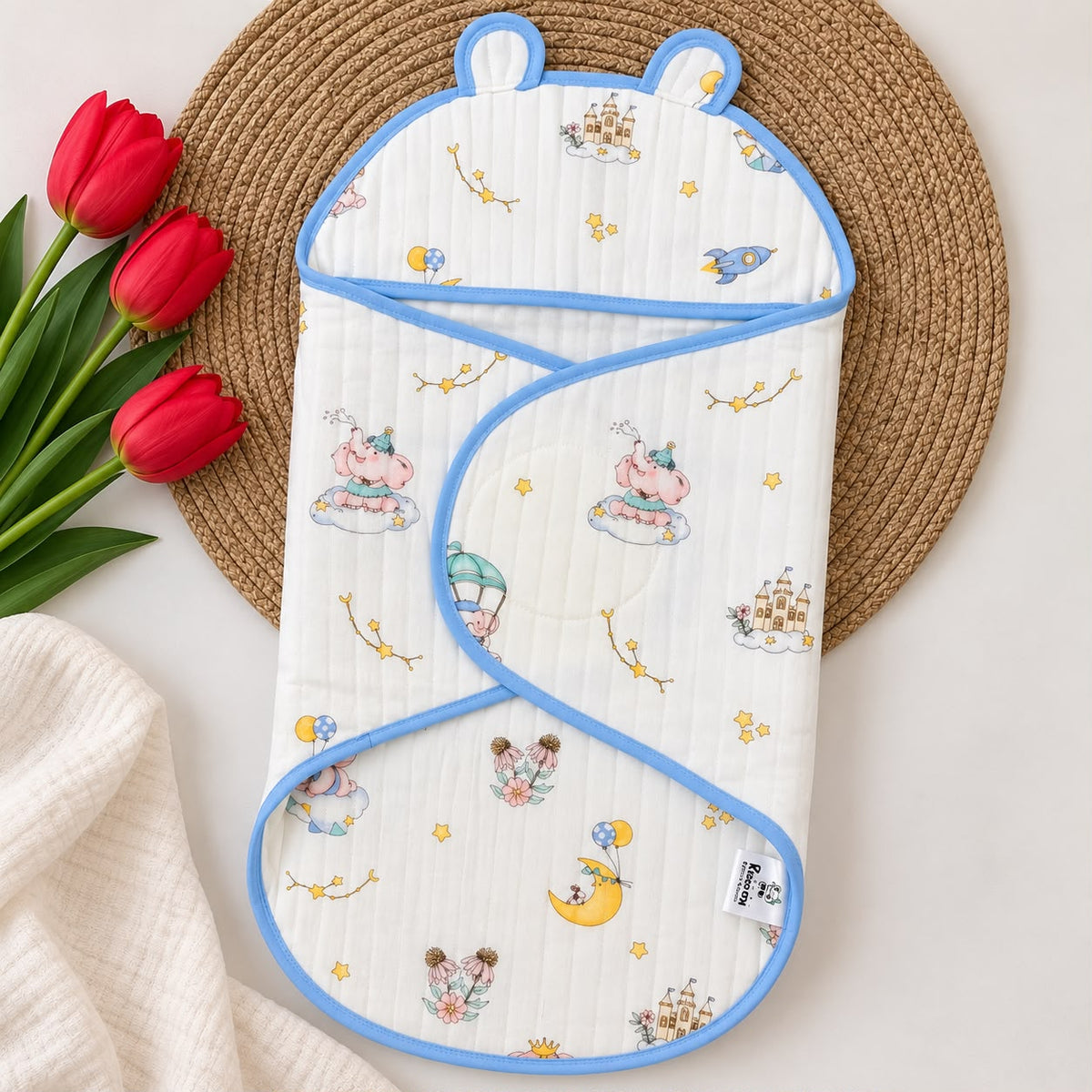 2 layer Muslin Receiving Blanket / Swaddle