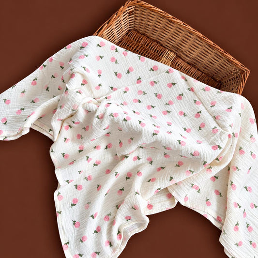 Premium Muslin Crinkled Swaddle Size 100 * 100 cm MN01