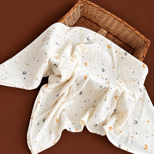 Premium Muslin Crinkled Swaddle Size 100 * 100 cm MN01