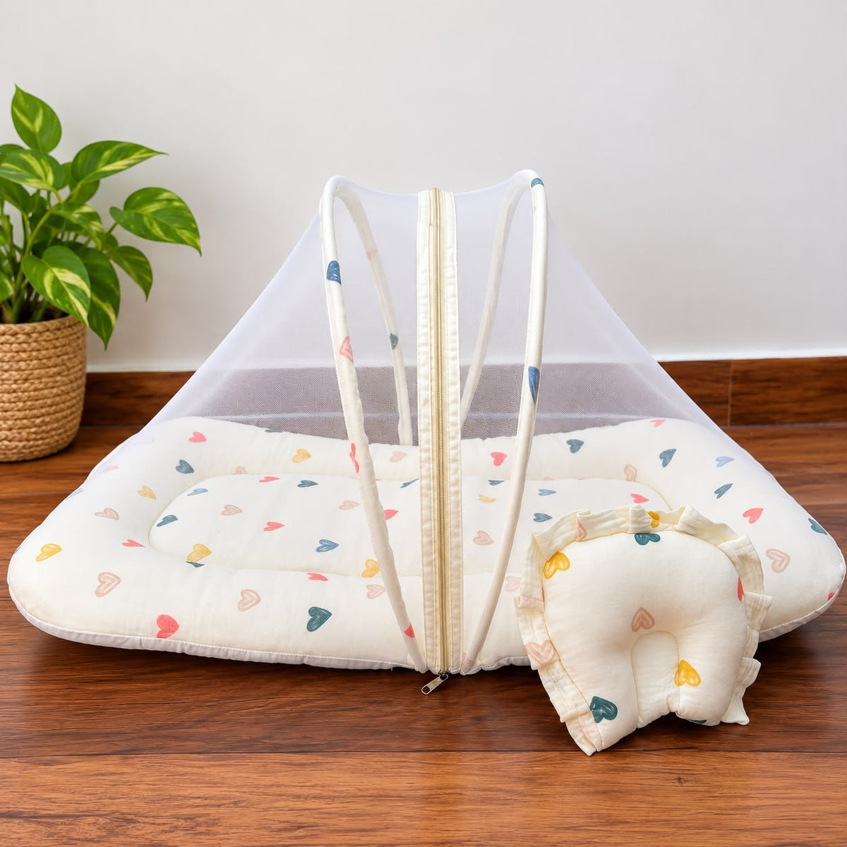 Baby Crinkled Muslin Mosquito Net Bed