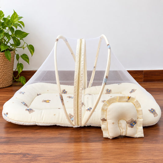 Baby Crinkled Muslin Mosquito Net Bed