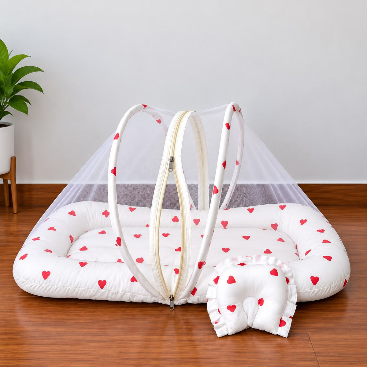 Baby Crinkled Muslin Mosquito Net Bed