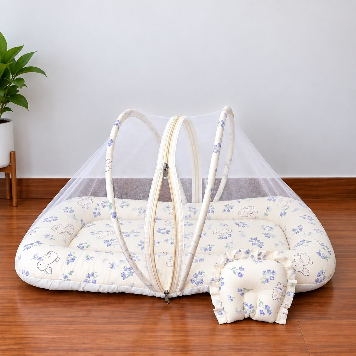 Baby Crinkled Muslin Mosquito Net Bed