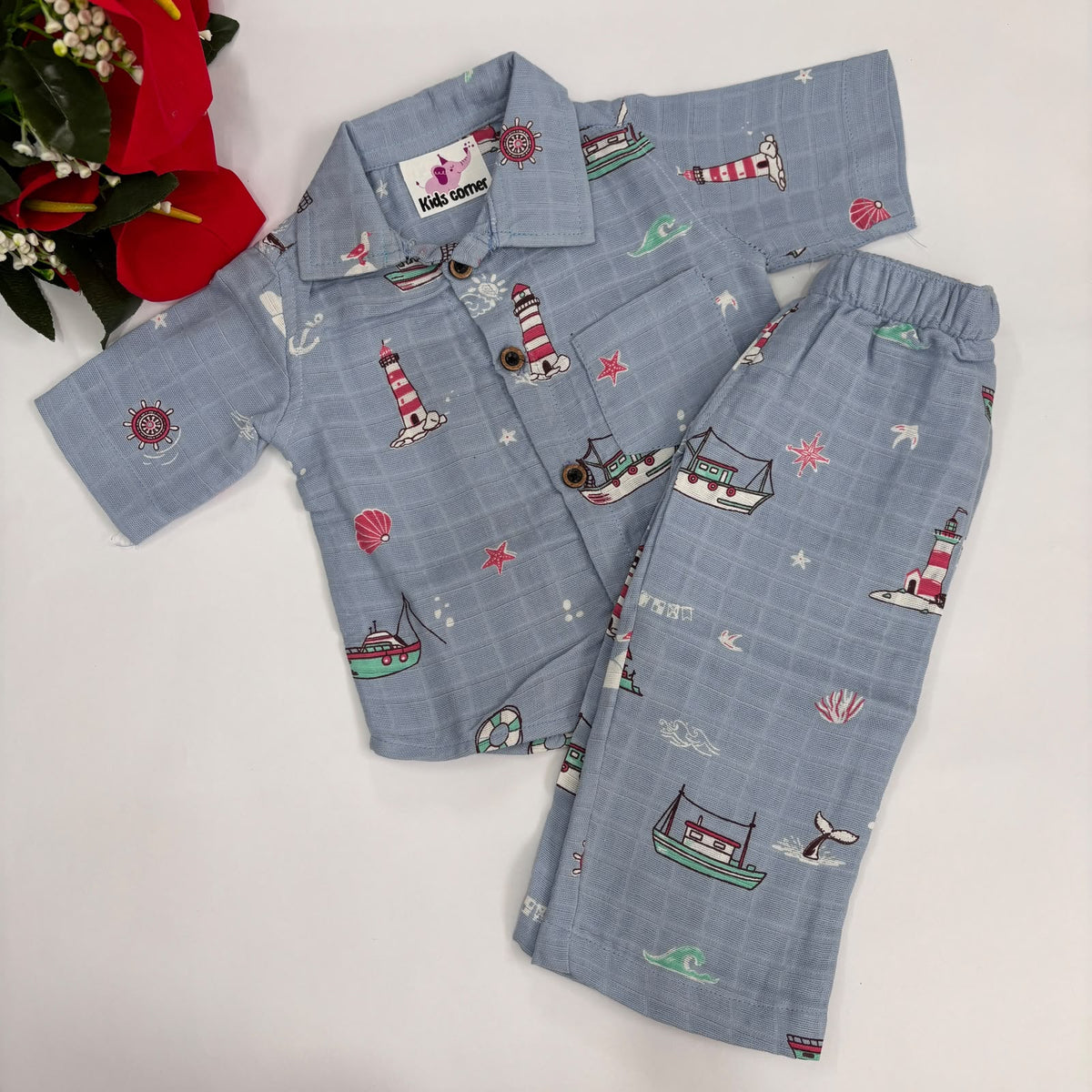 Muslin Full Sleeve Pant co-ord set DL01