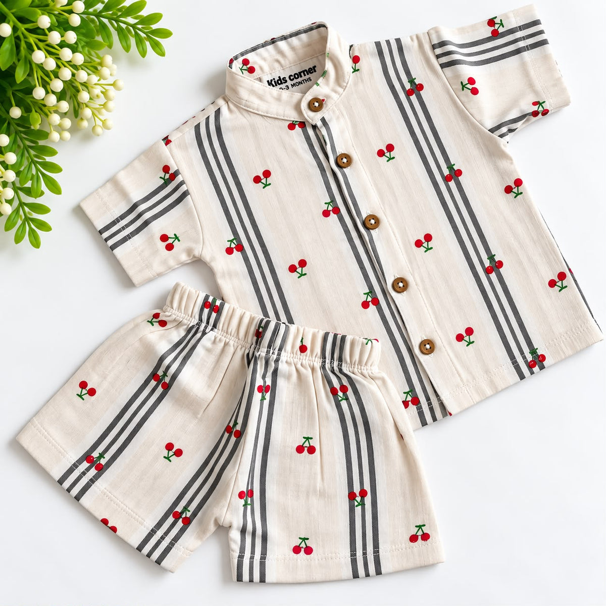 Muslin Double Layer Shorts Set DL01