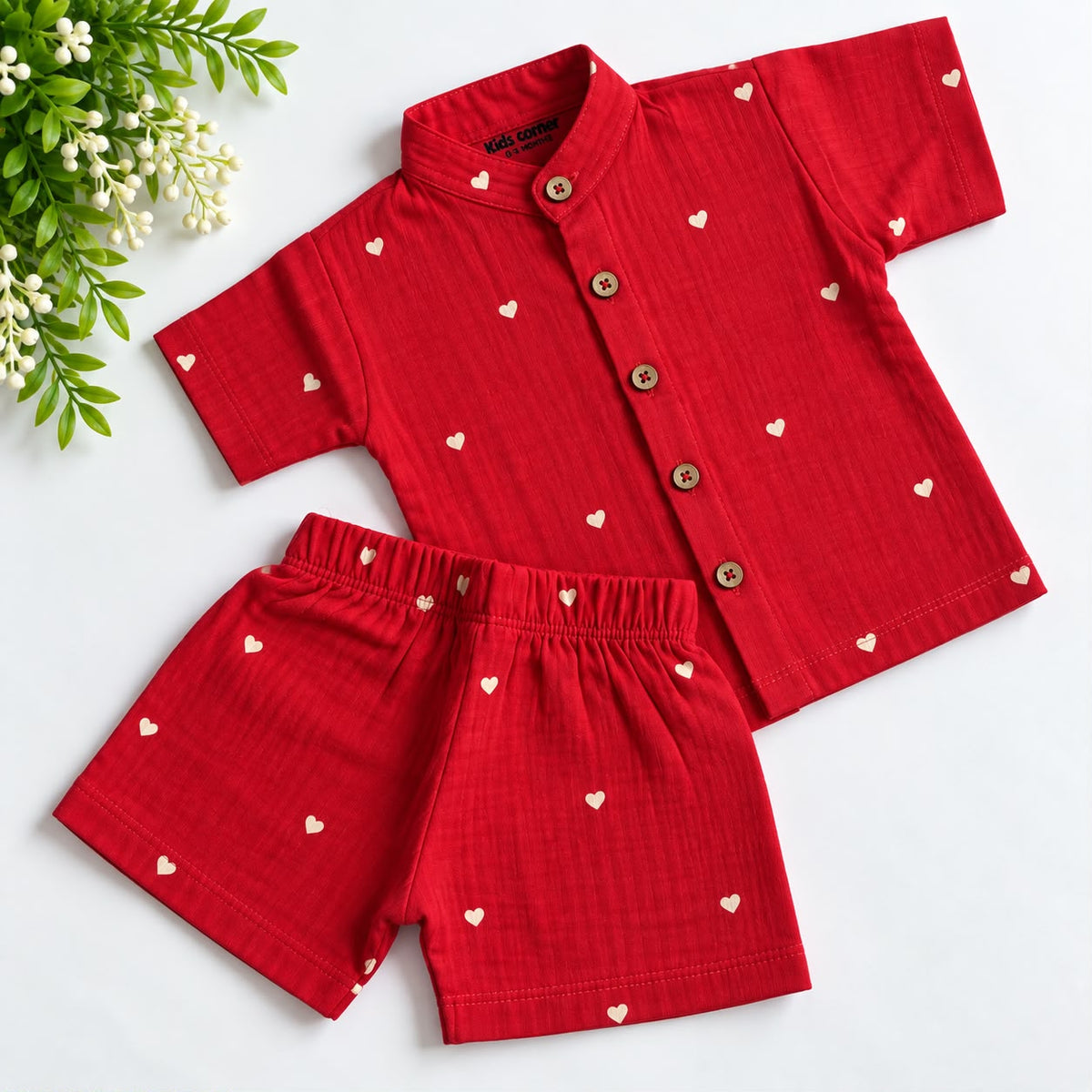 Muslin Double Layer Shorts Set DL01