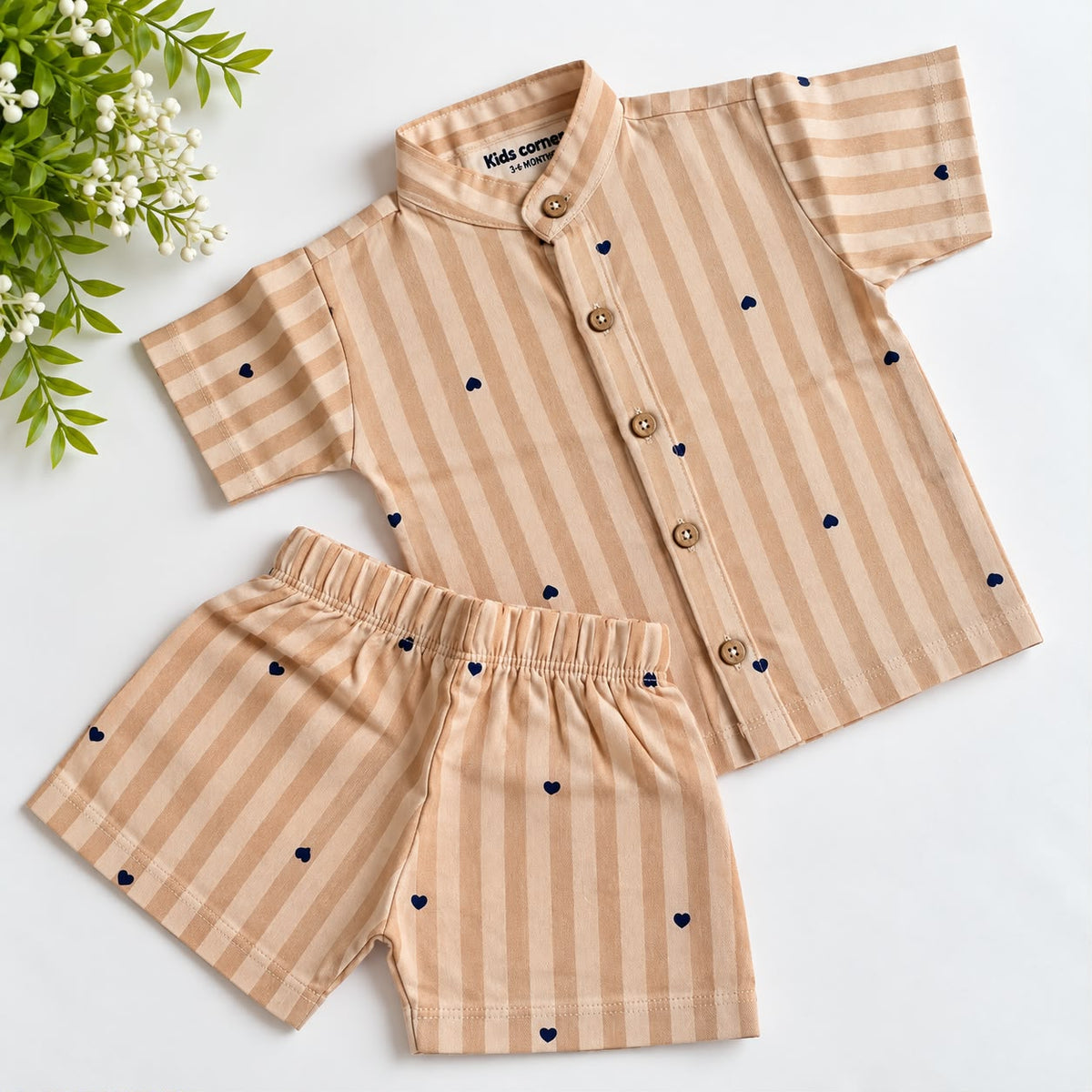 Muslin Double Layer Shorts Set DL01