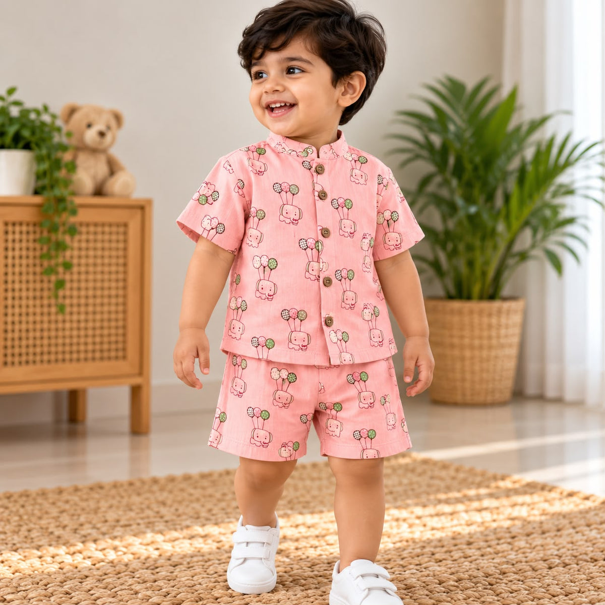 Muslin Double Layer Shorts Set DL01