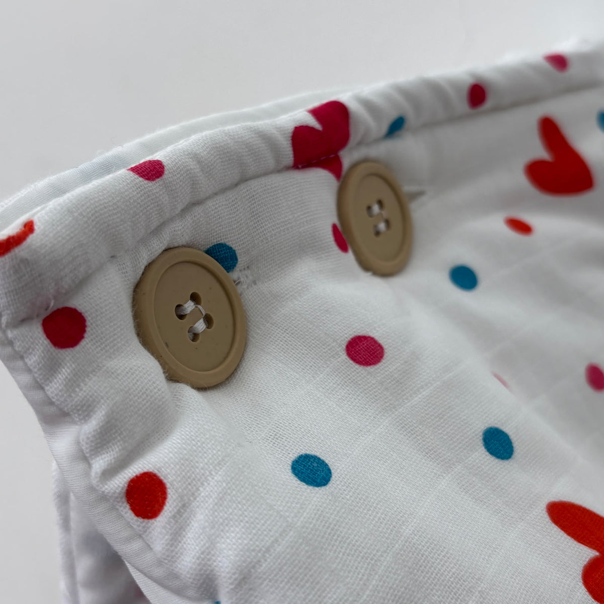 Premium Muslin Baby Carry Bed ( Heart ) MN01