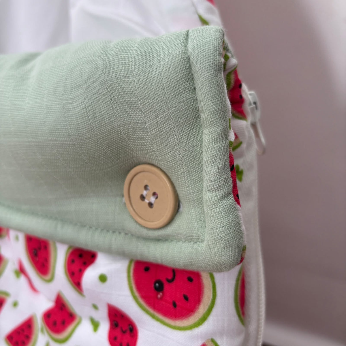 Premium Muslin Baby Carry Bed ( Watermelon ) MN01