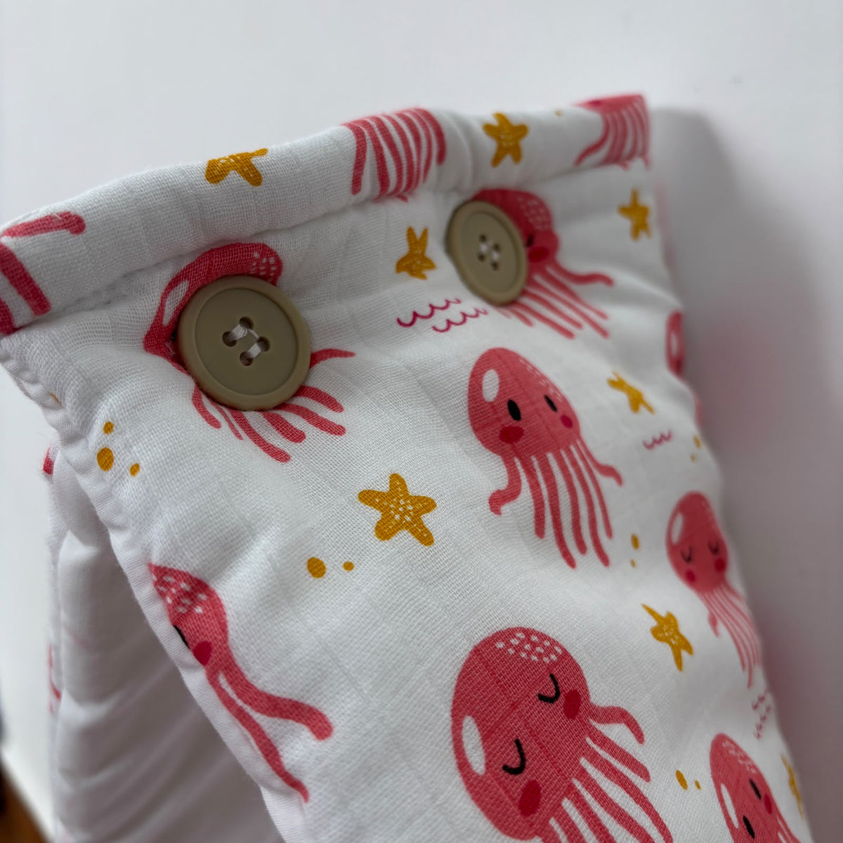 Premium Muslin Baby Carry Bed ( Jellyfish ) MN01