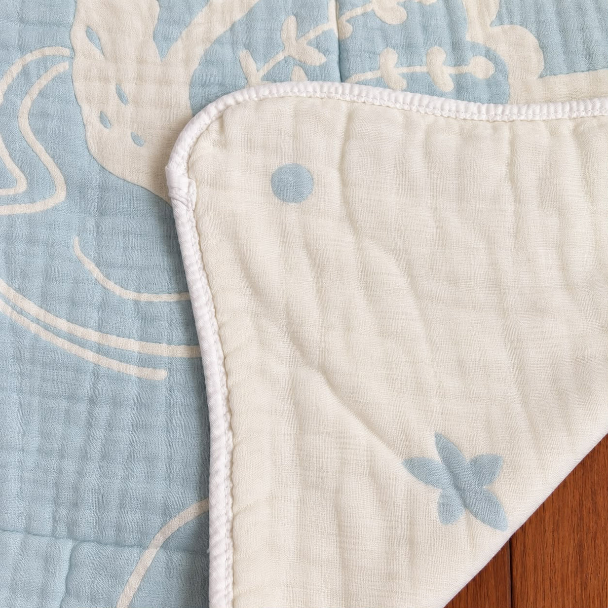 12 Layer Muslin Baby Blanket MN01 ( Blue )