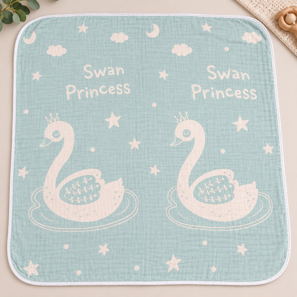 12 Layer Muslin Baby Blanket MN01 ( Blue )