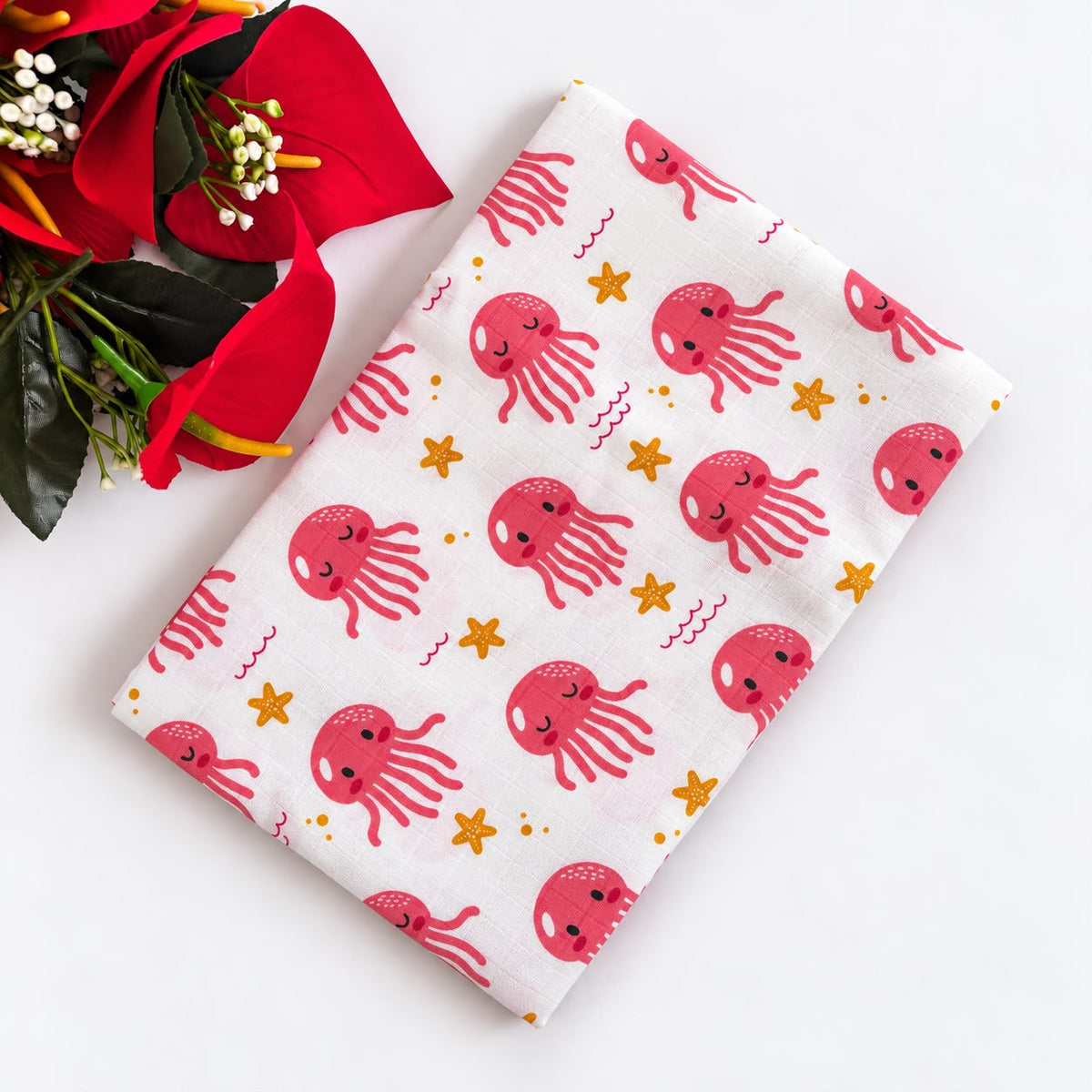 Premium Muslin Swaddle Size 100 * 100 cm MN01 ( Jelly )