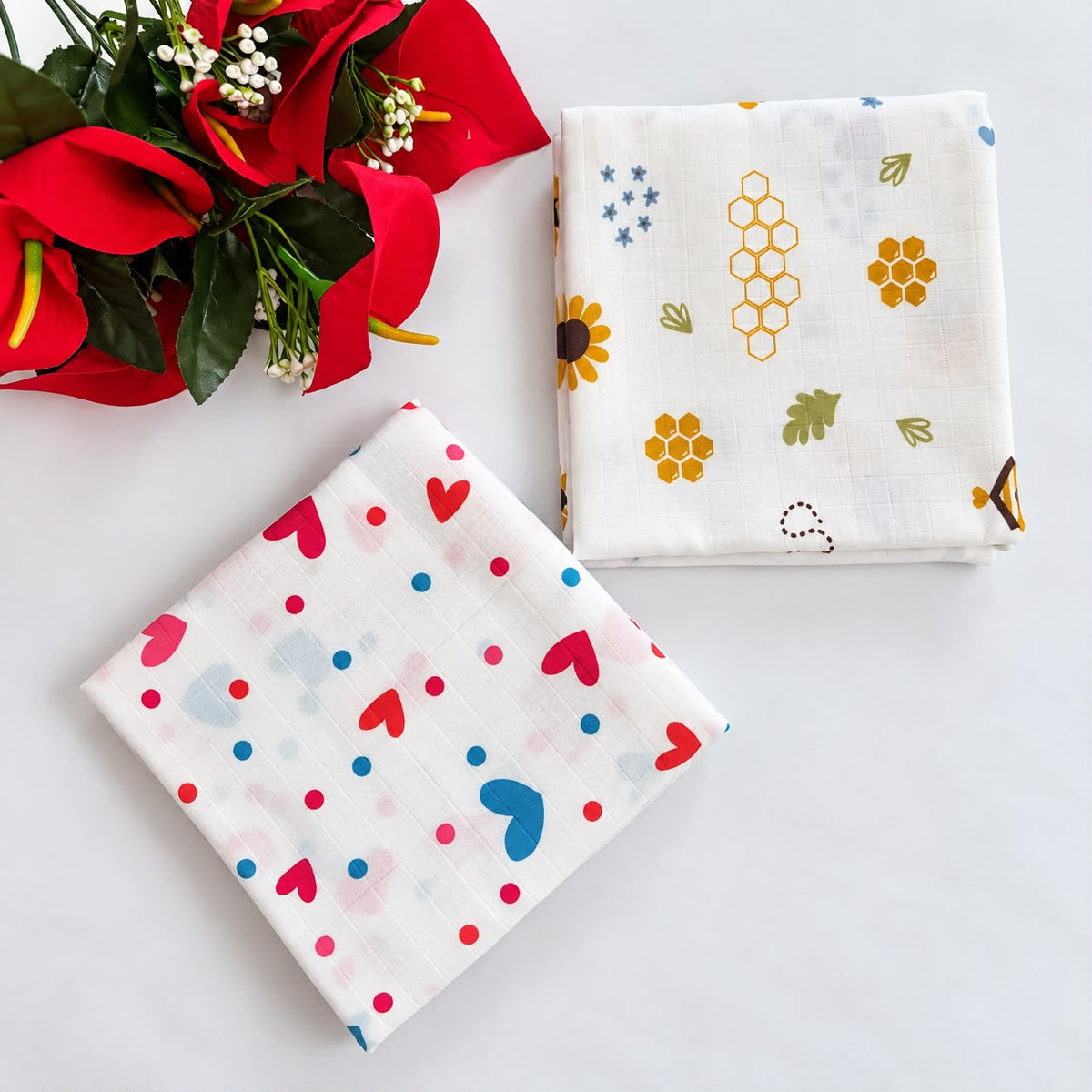 Premium Muslin Swaddle (Pack of 2 ) MN01