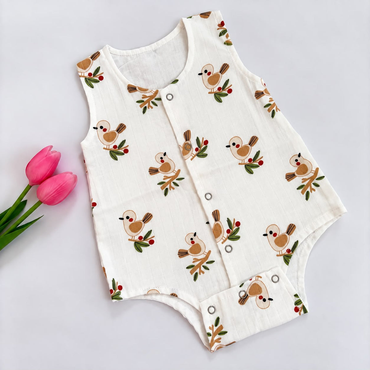 Muslin Double Layer Onesies MN01