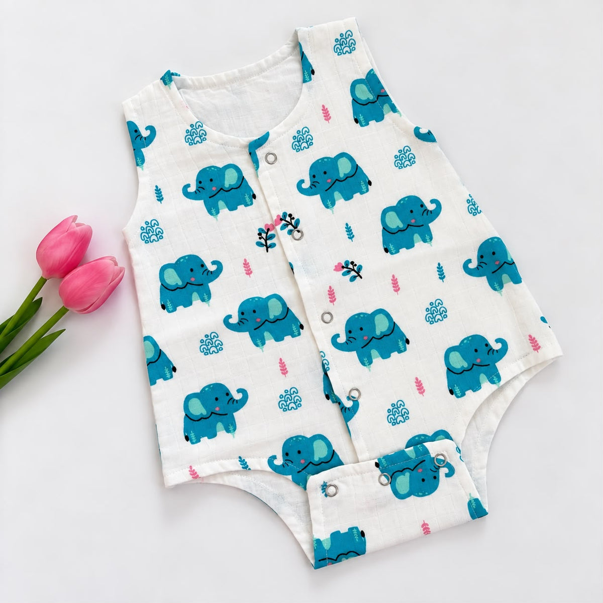 Muslin Double Layer Onesies MN01