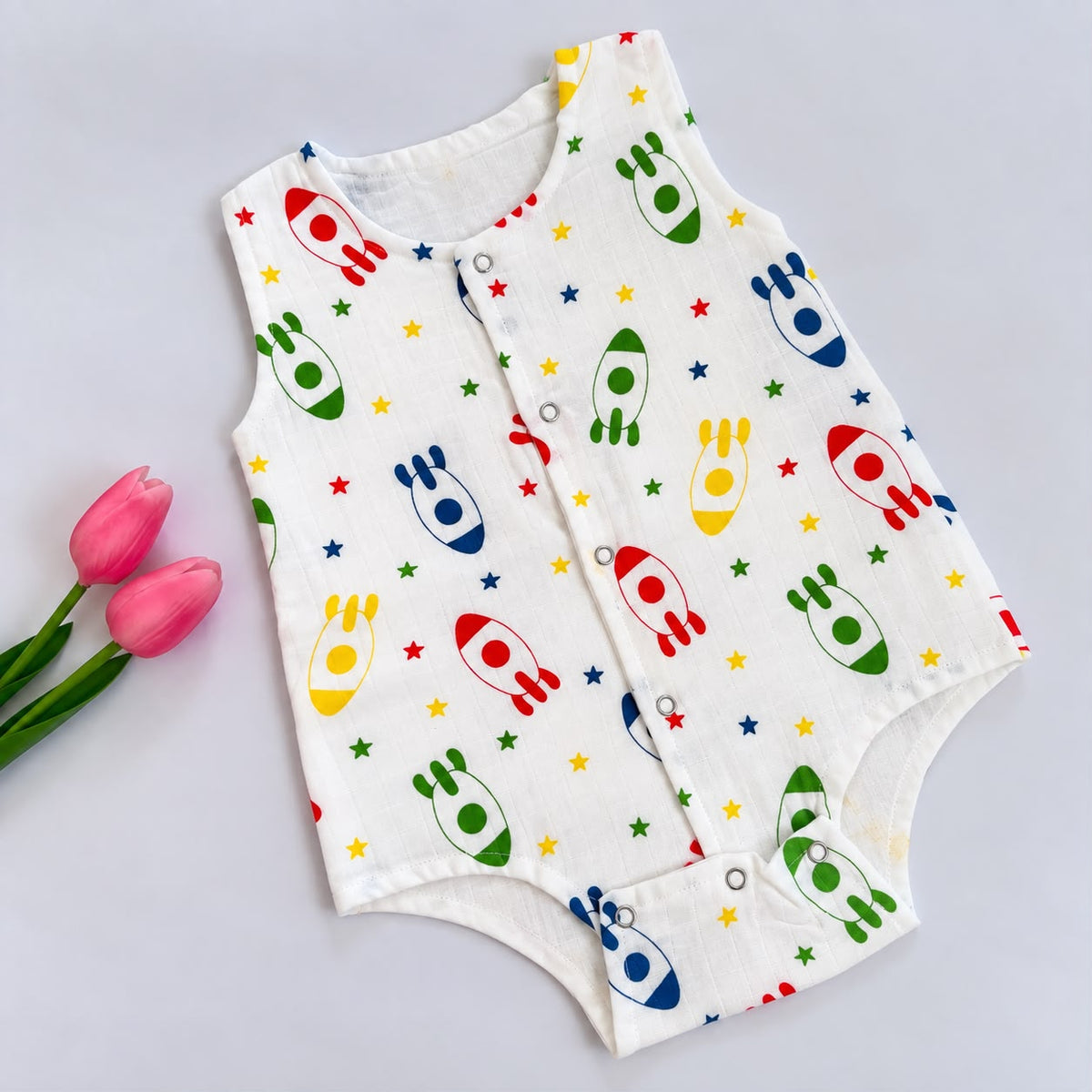 Muslin Double Layer Onesies MN01