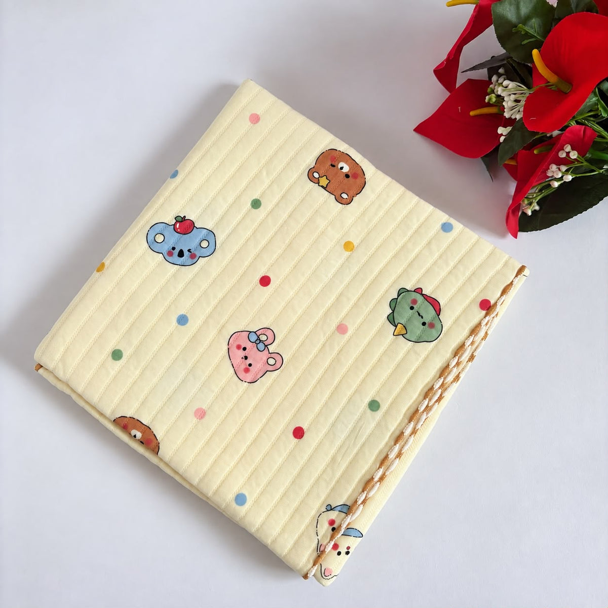 2 layer Muslin Receiving Blanket / Swaddle
