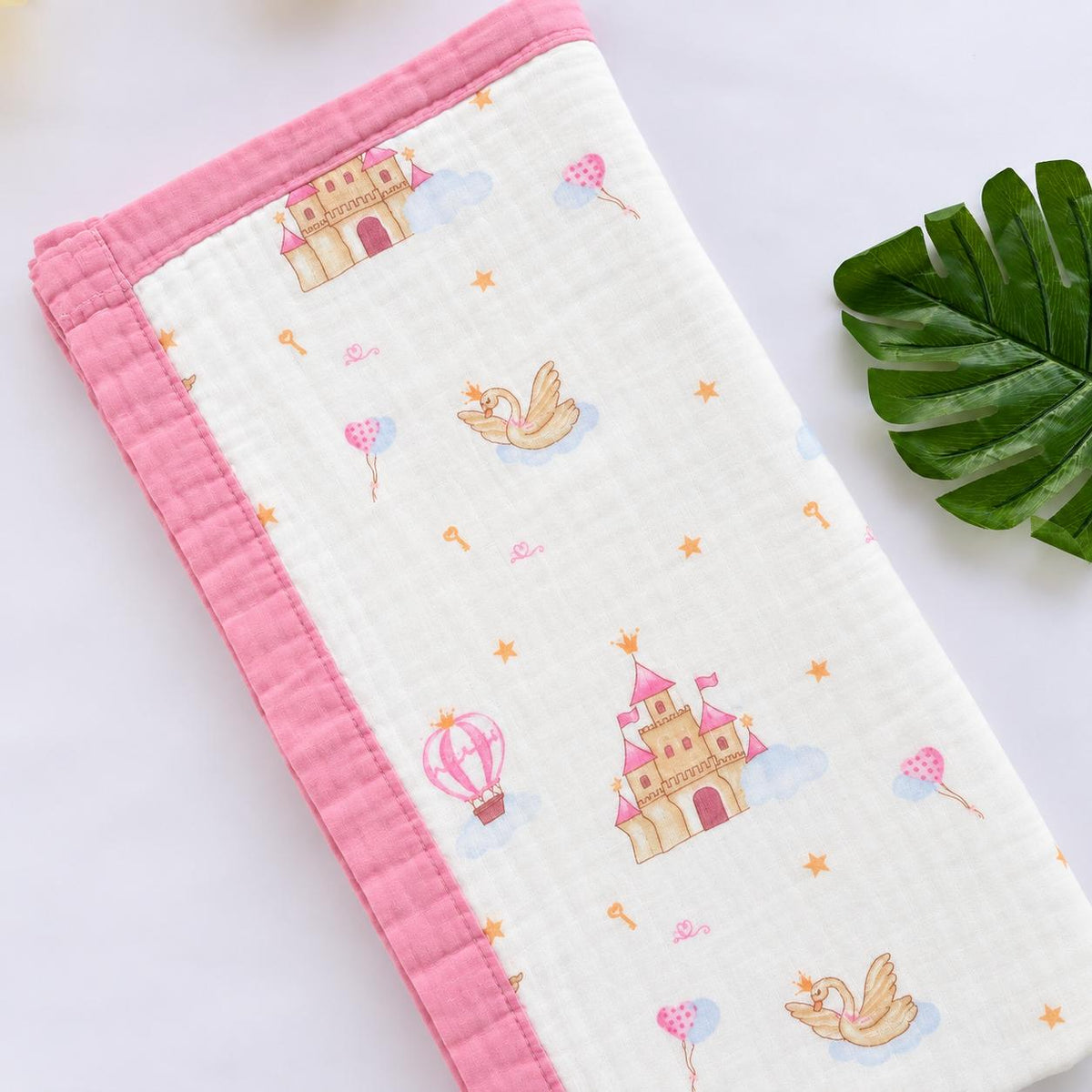 Crinkled Muslin 6 layer Blanket MN01