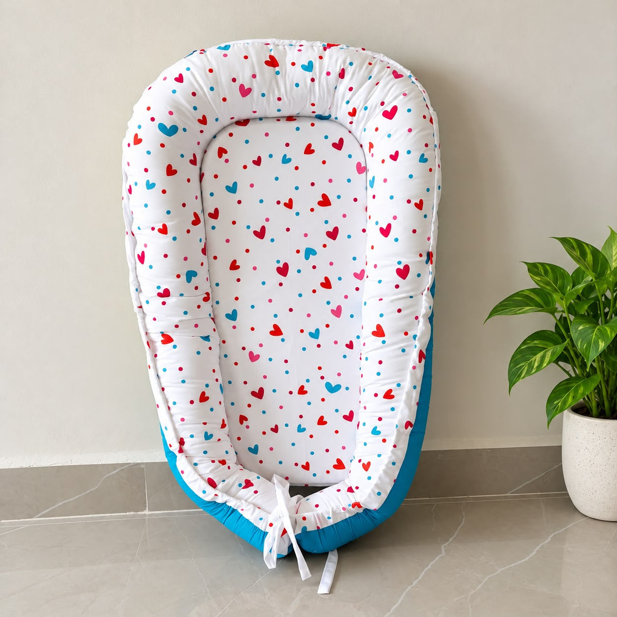 Premium Baby Nest With Removable Covers  MN01 ( Heart)