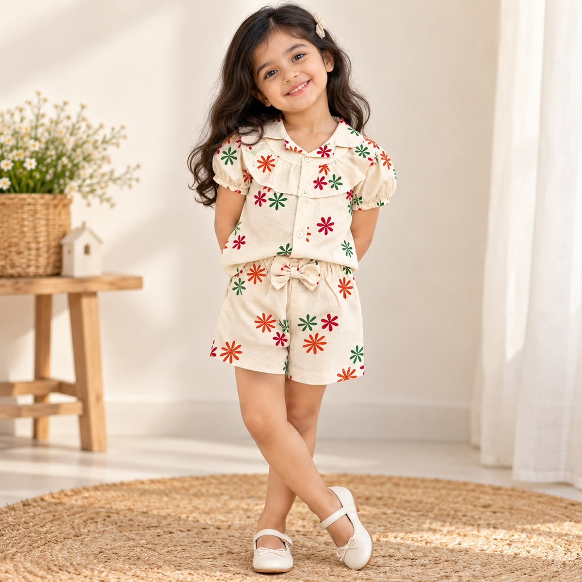 Girls Floral Co-ord Set