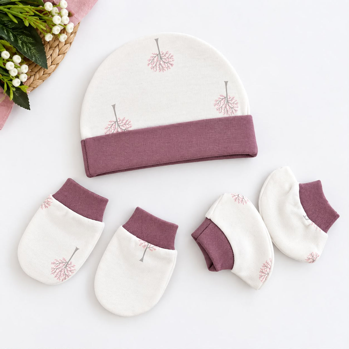 Cap Mitten and Booties Set MN01