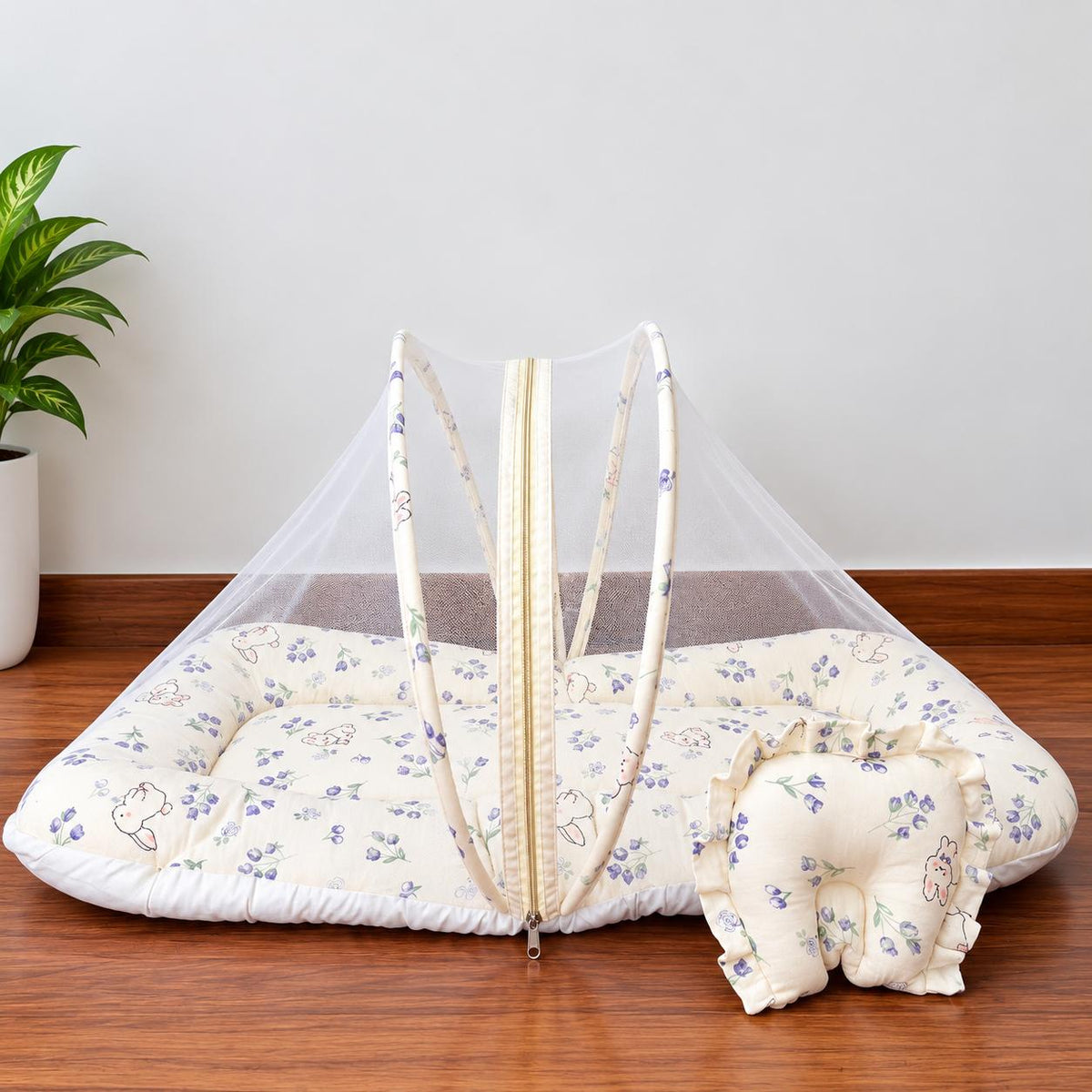 Baby Crinkled Muslin Mosquito Net Bed