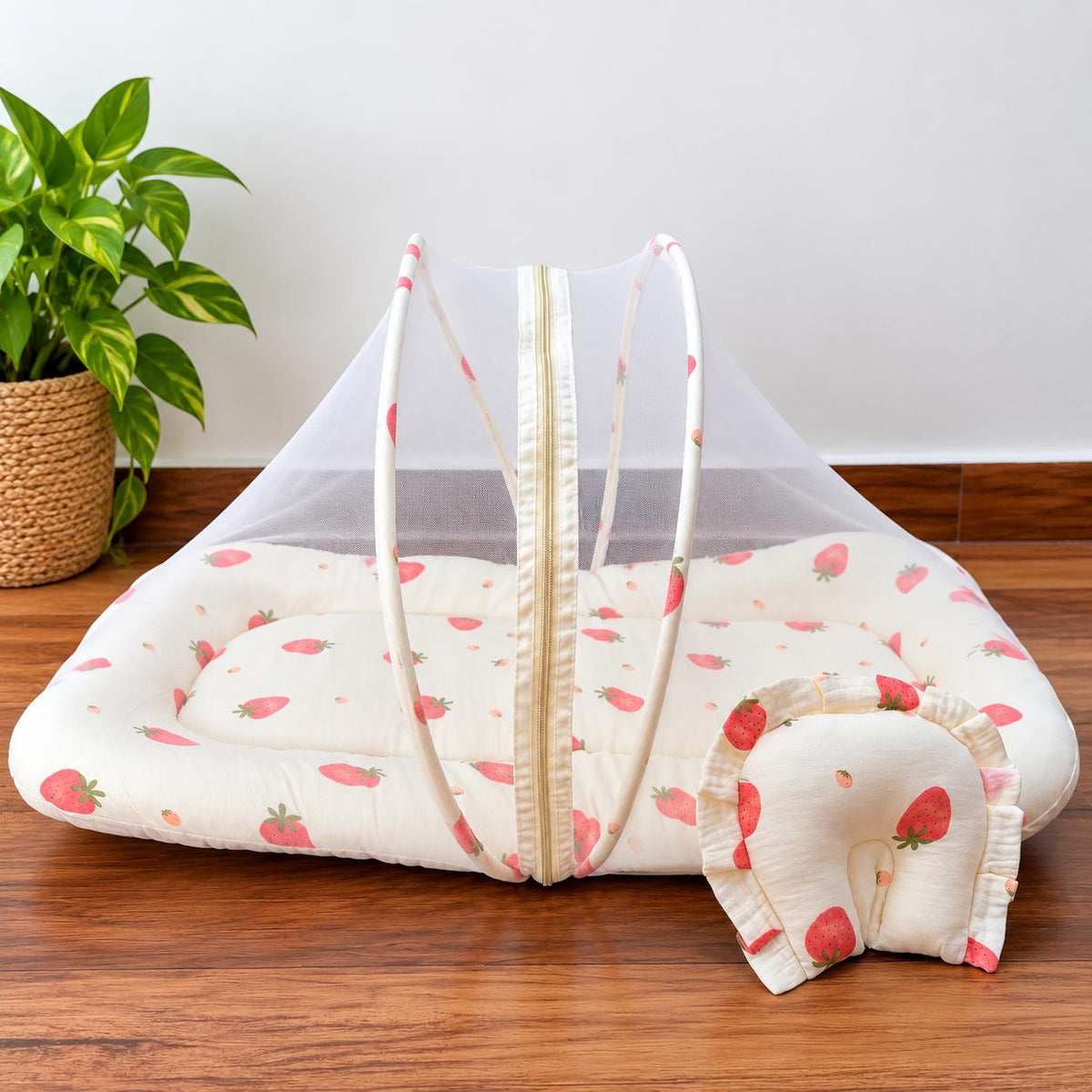 Baby Crinkled Muslin Mosquito Net Bed