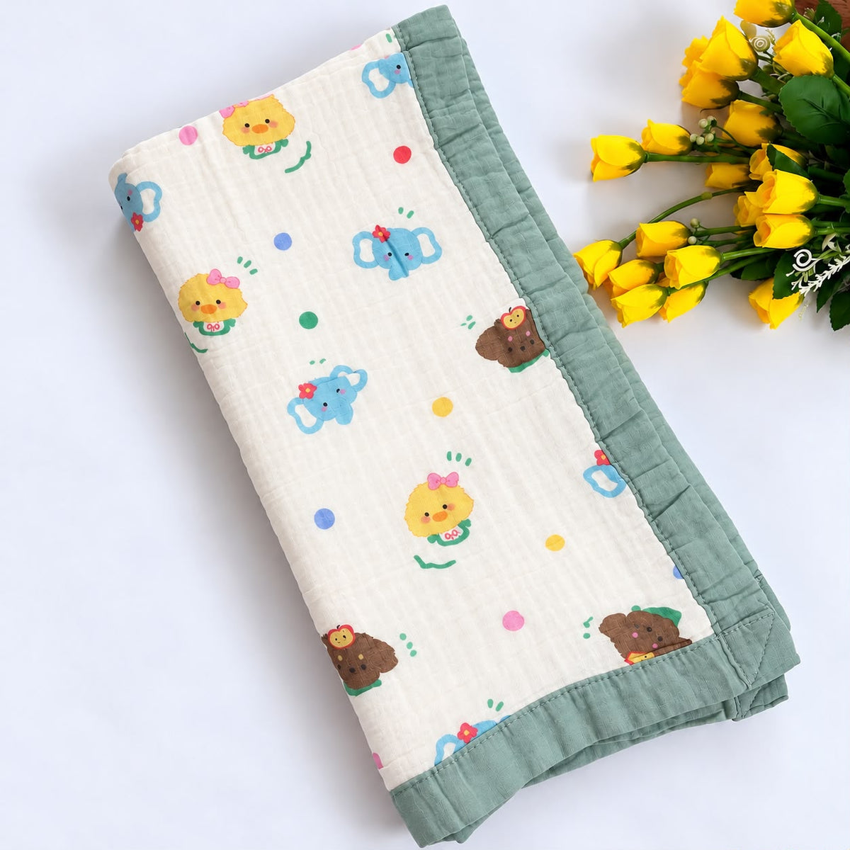 Crinkled Muslin 6 layer Blanket MN01