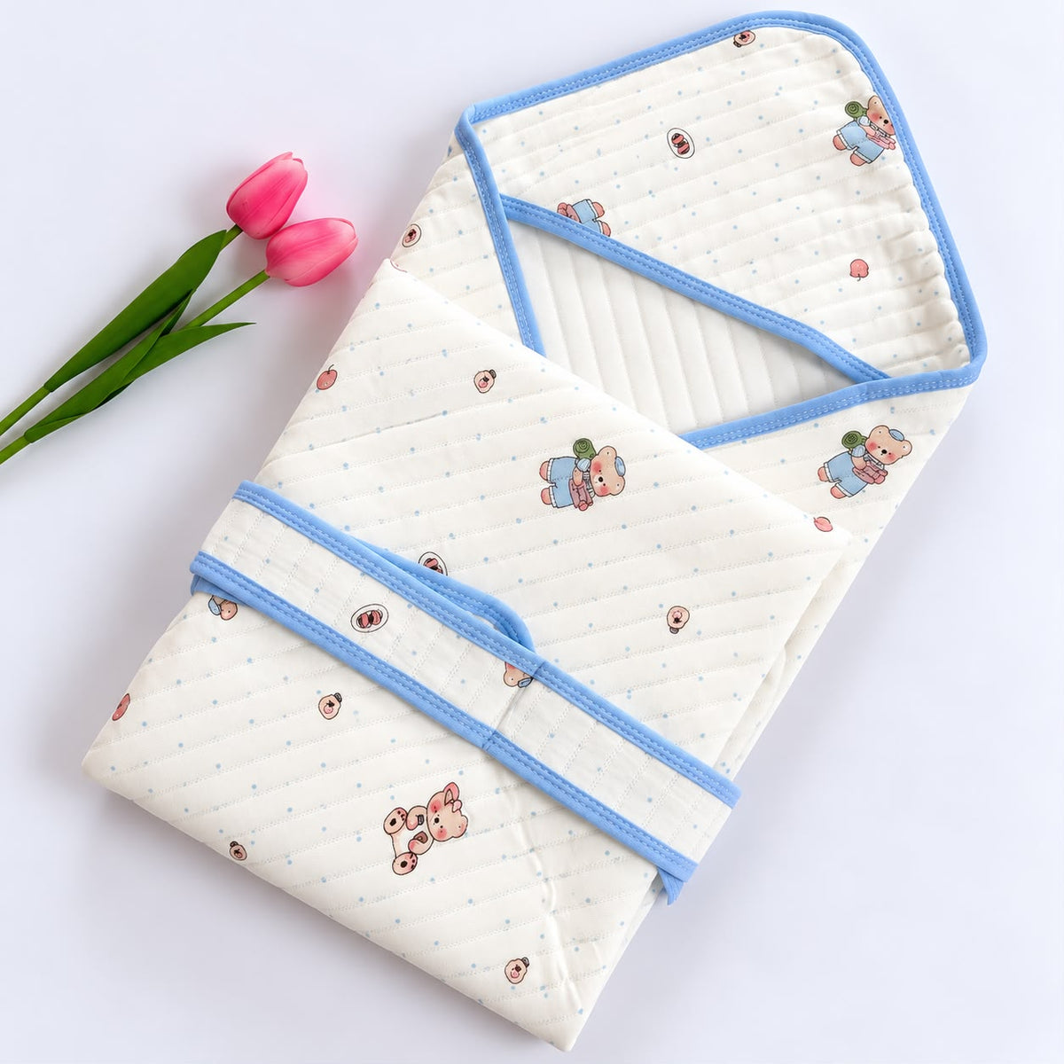 Baby Hooded Wrap / Blanket MN01