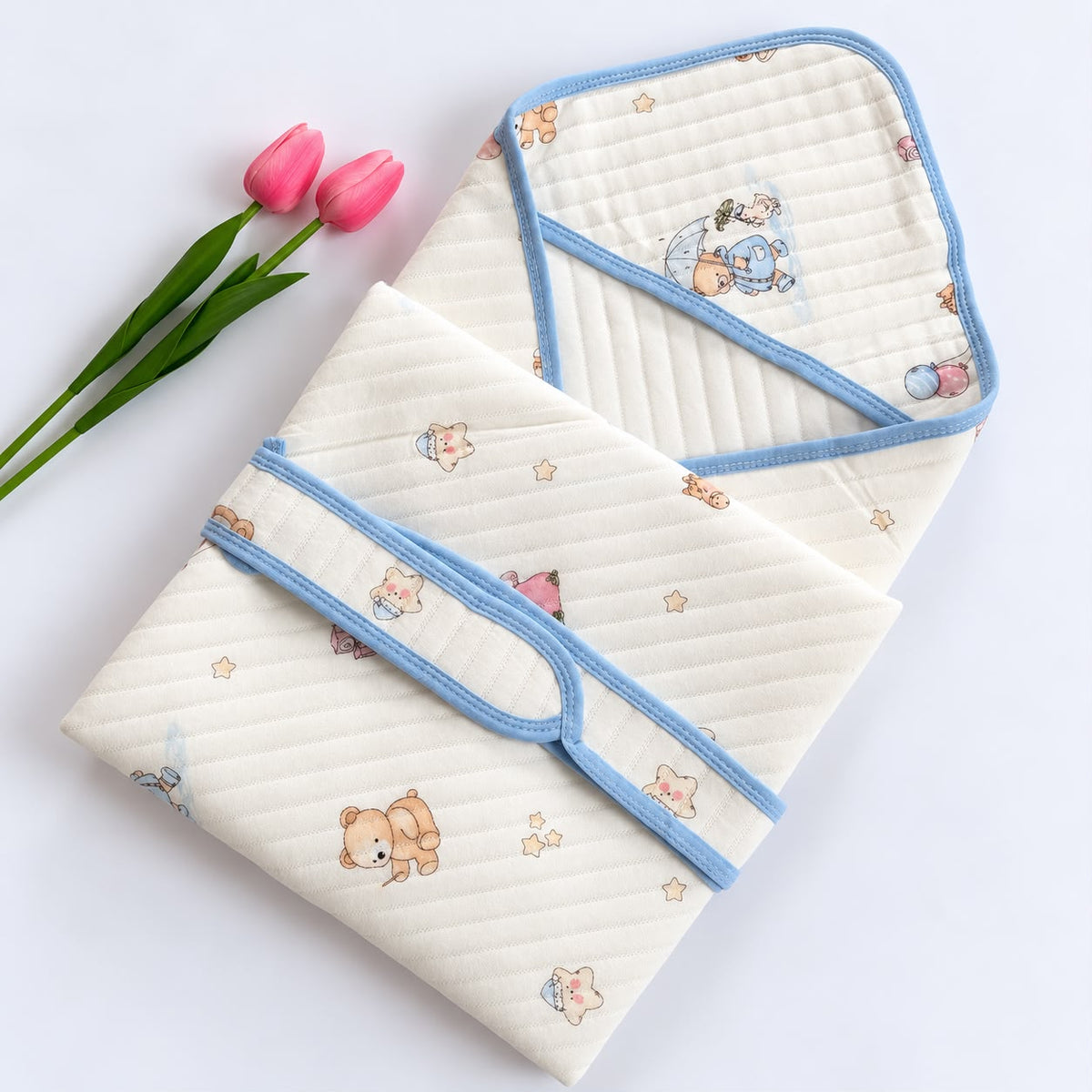 Baby Hooded Wrap / Blanket MN01