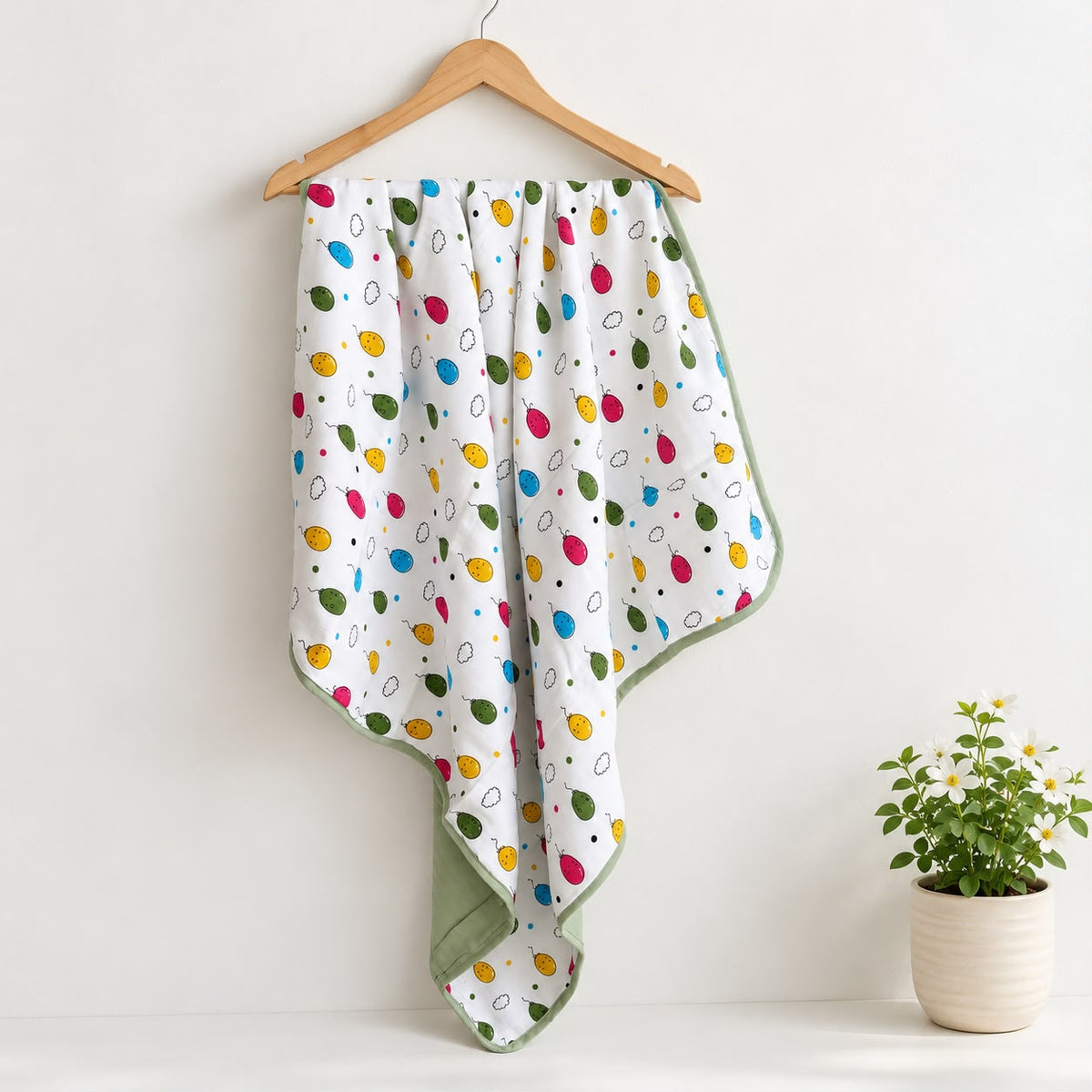Muslin 6 layer Reversible Blanket MN01 ( Balloon)