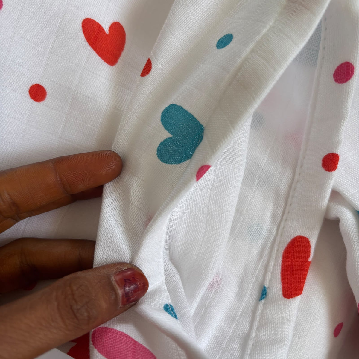 Breast Feeding Apron \ Nursing cover ( Heart ) MN01