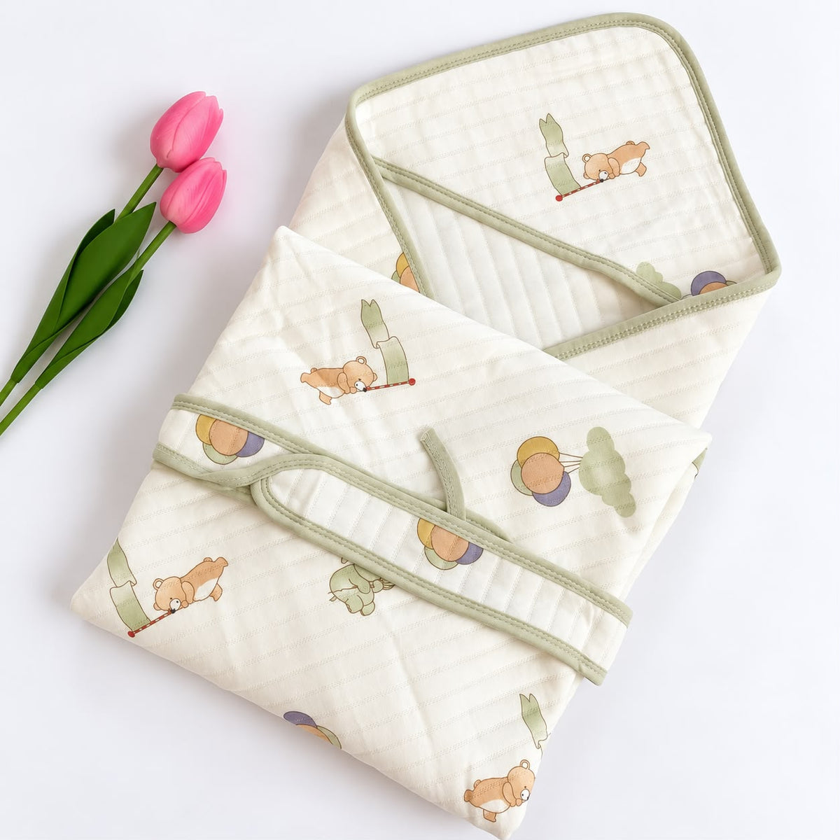 Baby Hooded Wrap / Blanket MN01