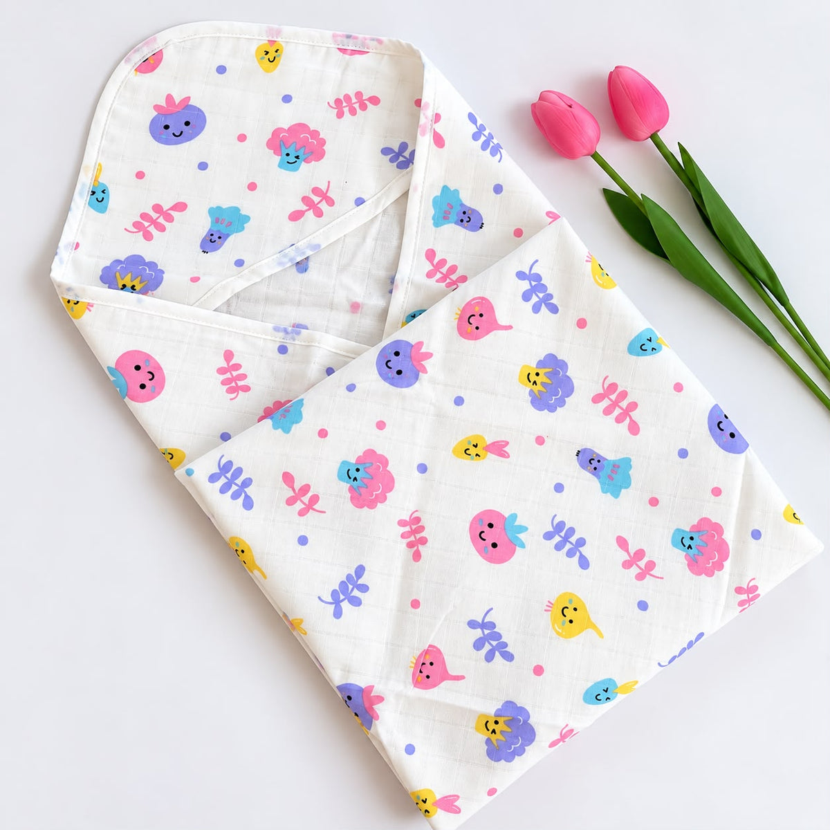 Baby muslin premium cap towel MN01
