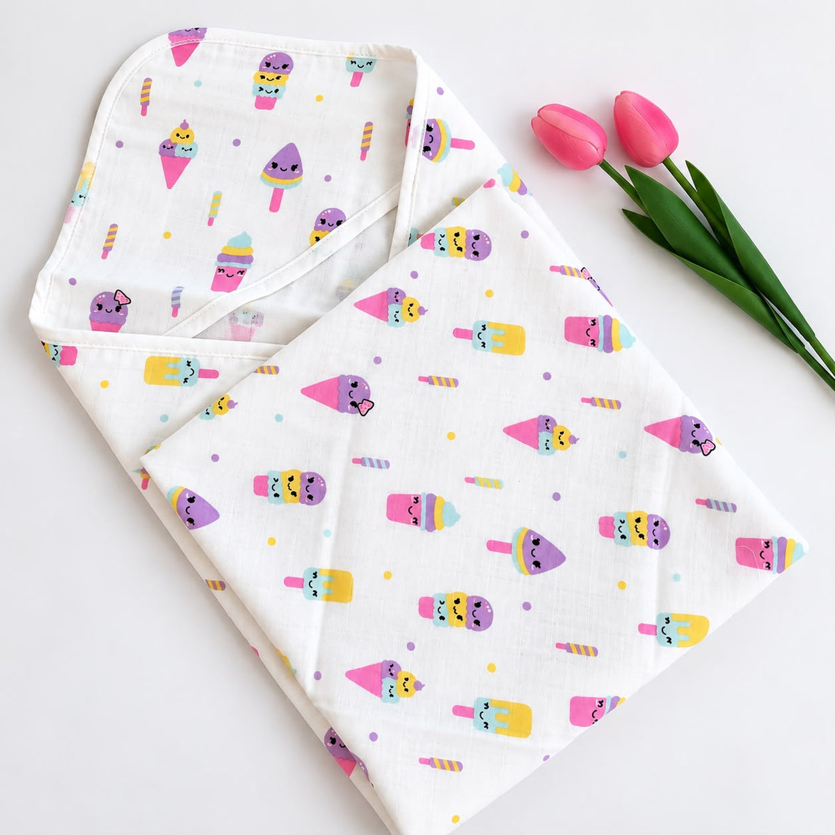 Baby muslin premium cap towel MN01