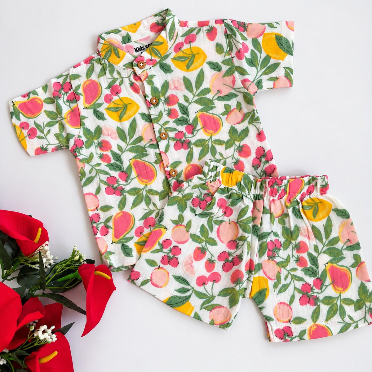 Muslin Double Layer Shorts Set DL01