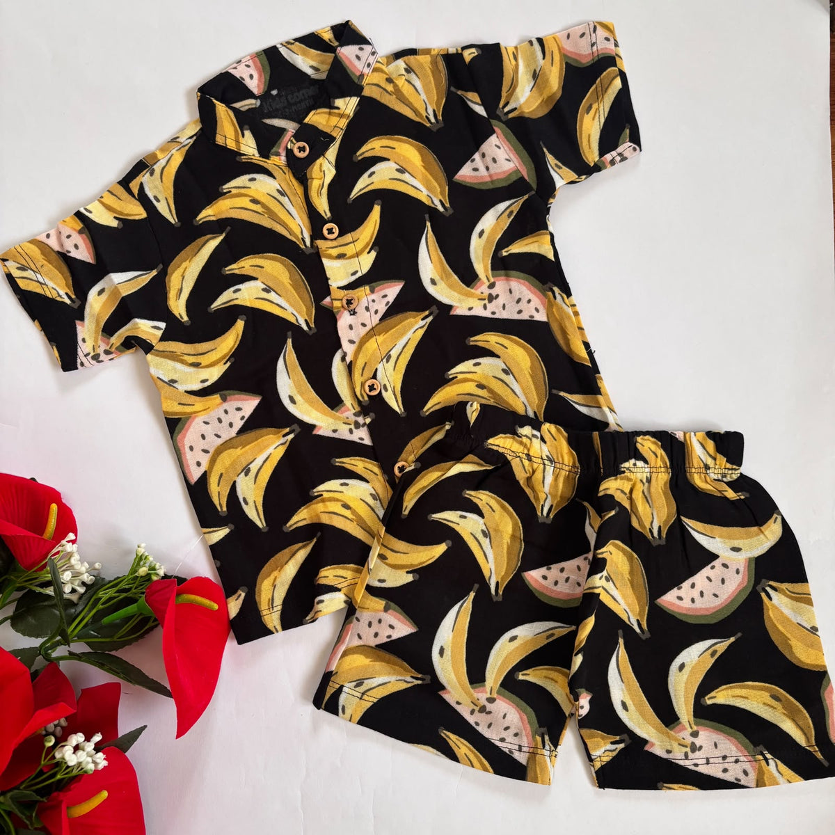 Muslin Double Layer Shorts Set DL01