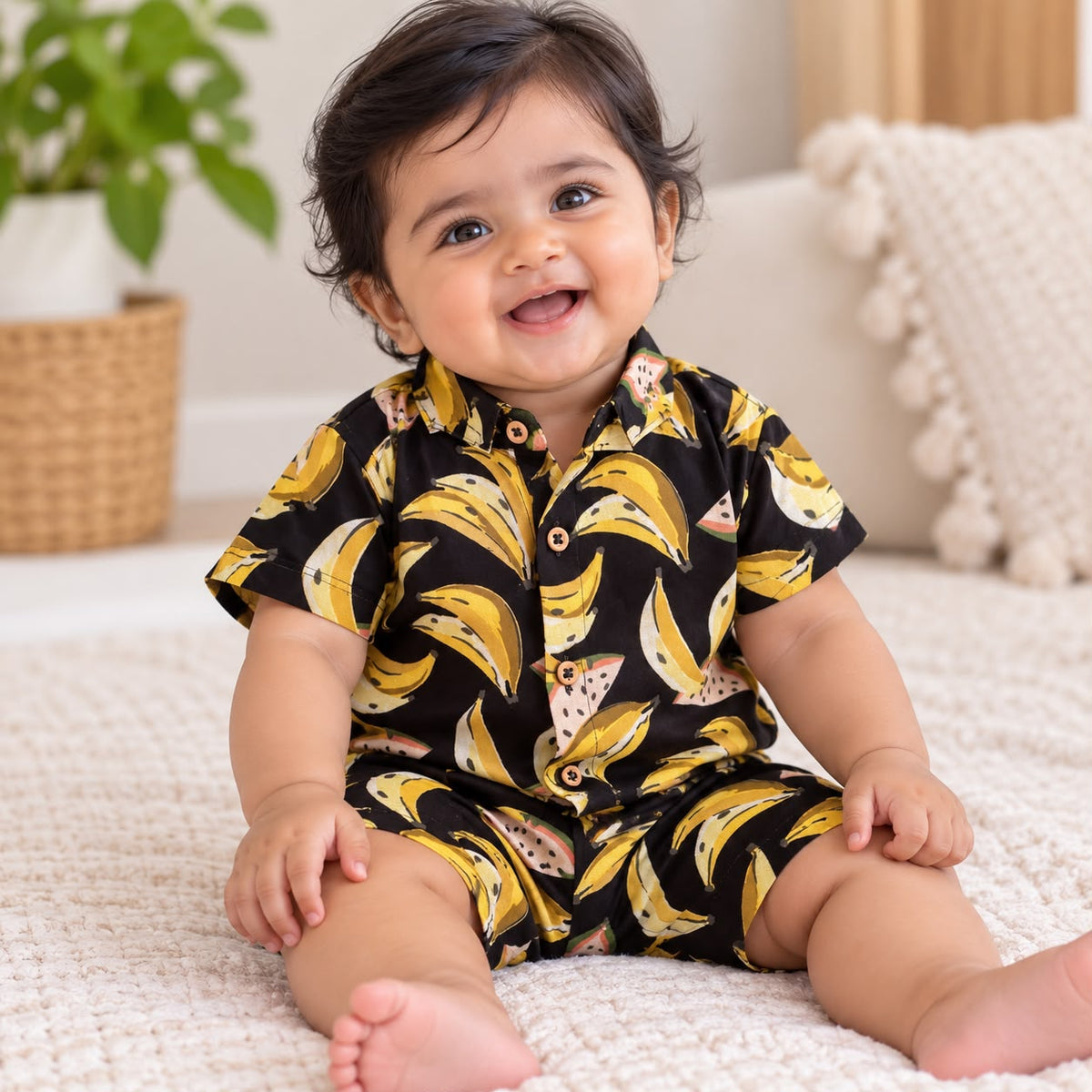 Muslin Double Layer Shorts Set DL01