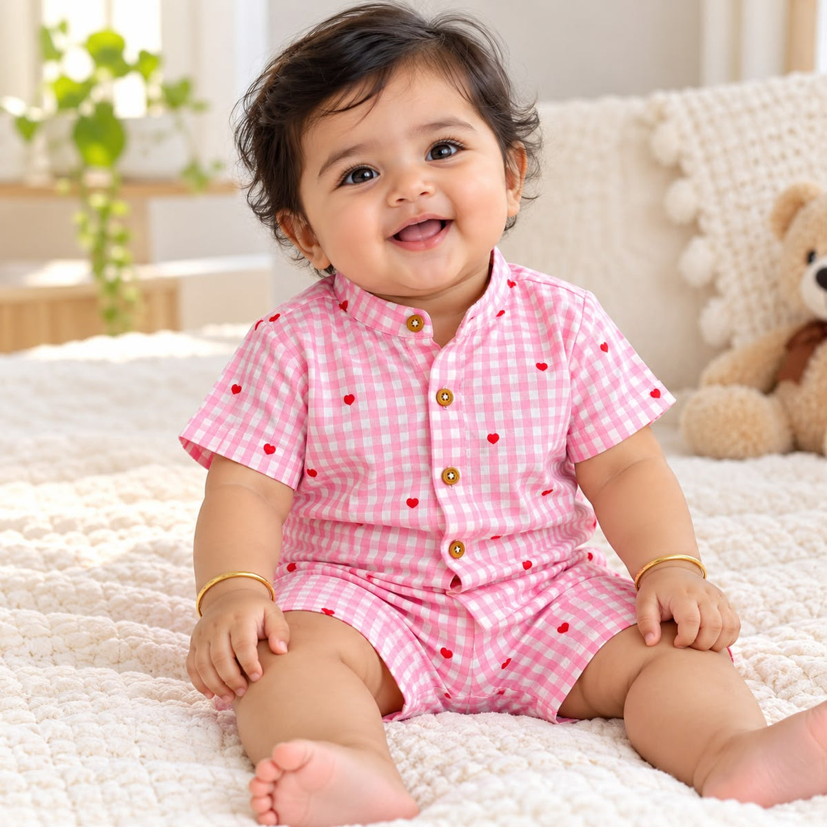 Muslin Double Layer Shorts Set DL01