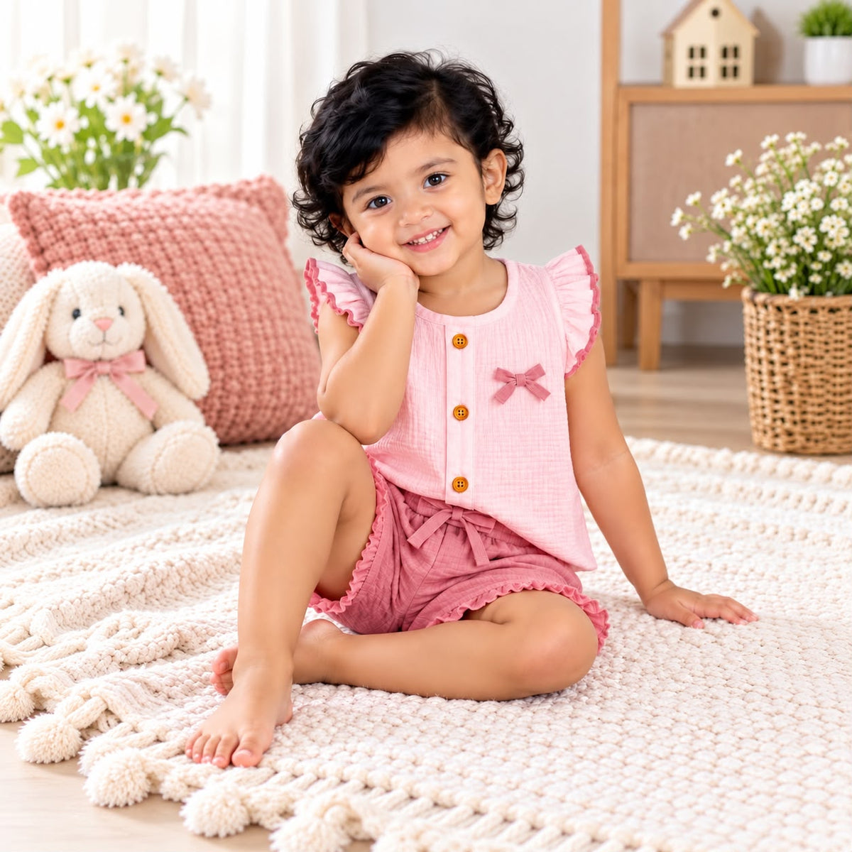 Premium Muslin Short Set set DL01
